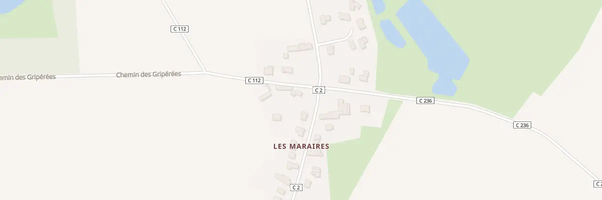 Plan du 184 Les Maraires à Mésanger