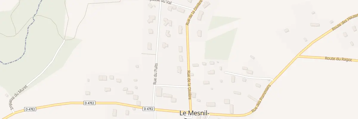 Plan du 3 Rue de la Divière au Mesnil-Ozenne