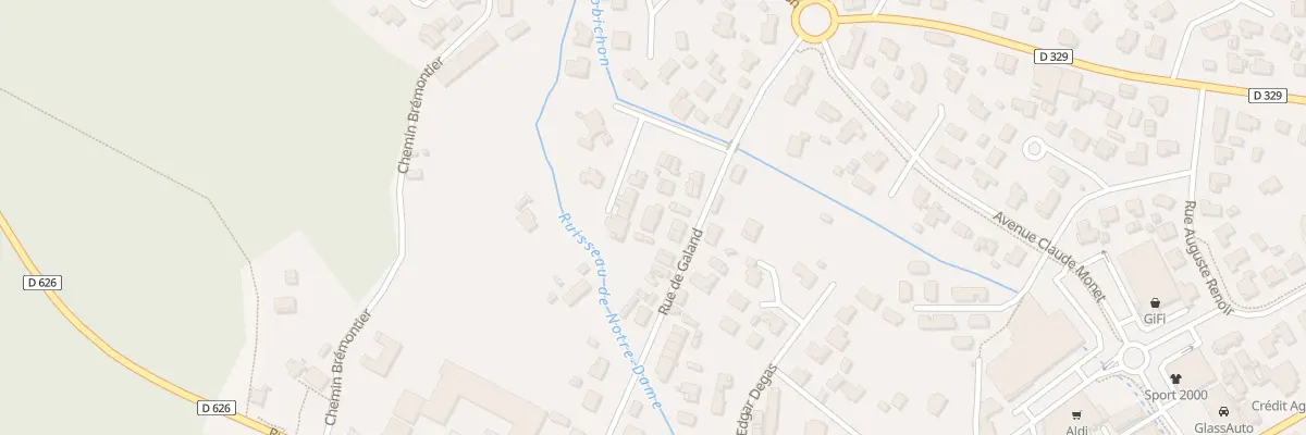 Plan du 17T Rue de Galand à Mimizan