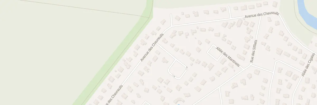 Plan du 1 Imp des Chevreuils à Lège-Cap-Ferret