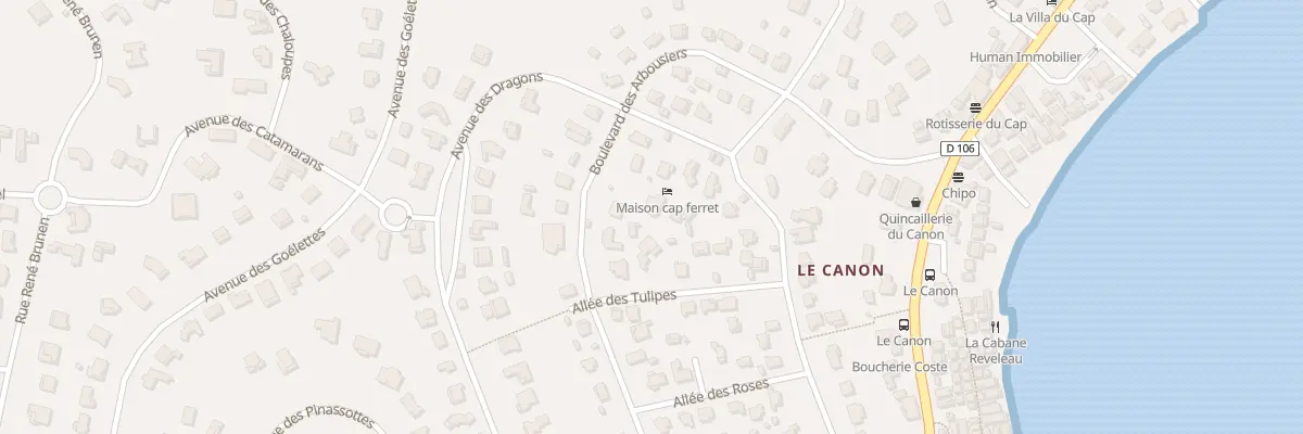 Plan du 29 Bd des Arbousiers Canon à Lège-Cap-Ferret