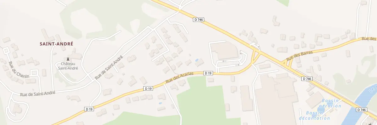 Plan du 8 Rue des acacias à Mareuil-sur-Lay-Dissais