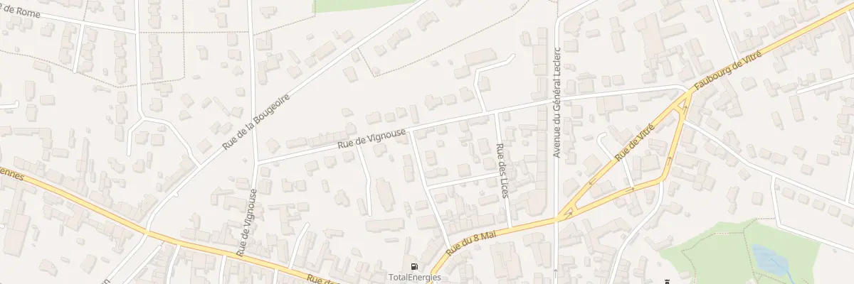 Plan du 8 Rue Germaine Calleteau à La Guerche-de-Bretagne