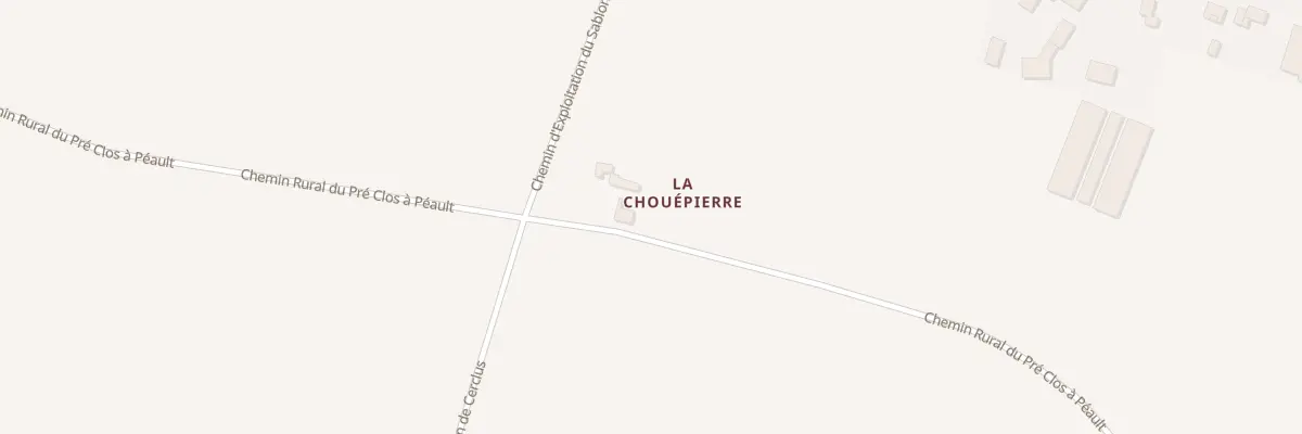 Plan du 2 La Chouepierre à Péault