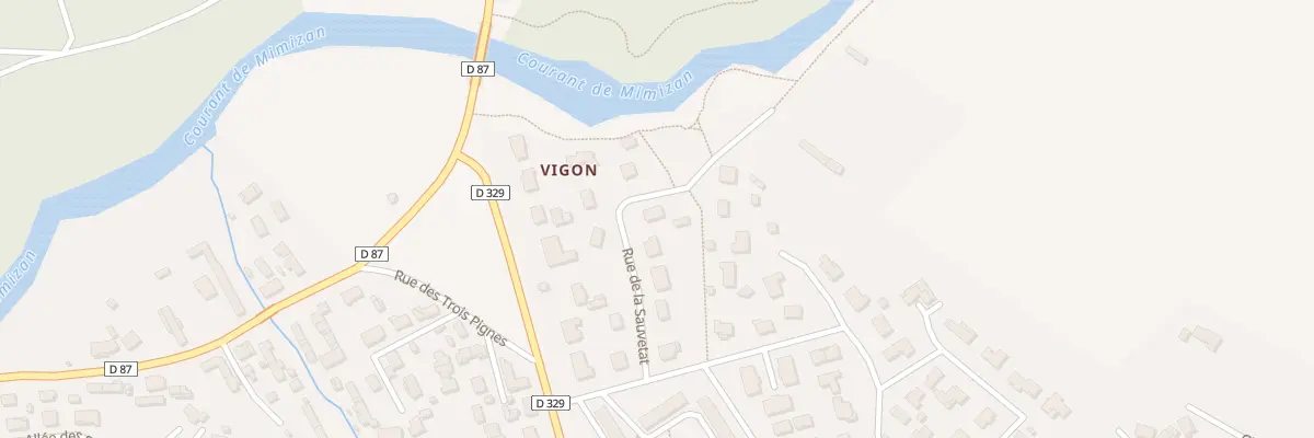 Plan du 8 Rue de la Sauvetat à Mimizan