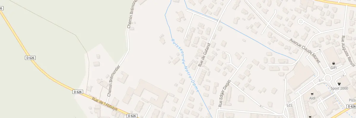Plan du 11 Rue de Galand à Mimizan