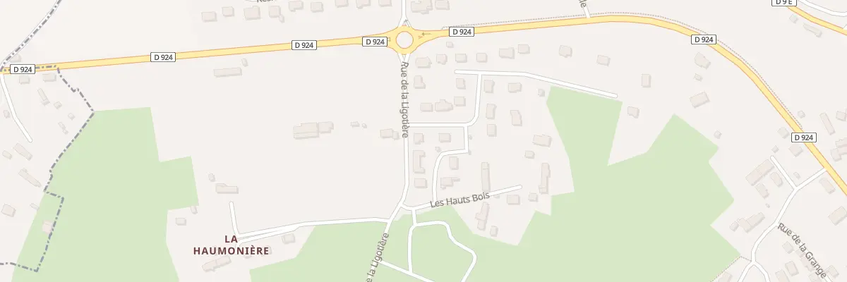 Plan du 107 Rue de la Ligotiere - Villedie à Villedieu-les-Poêles-Rouffigny
