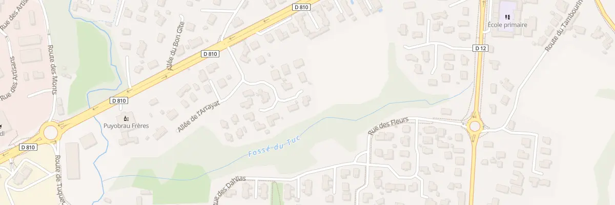 Plan du 6 Rue du Rai de So à Saint-Geours-de-Maremne