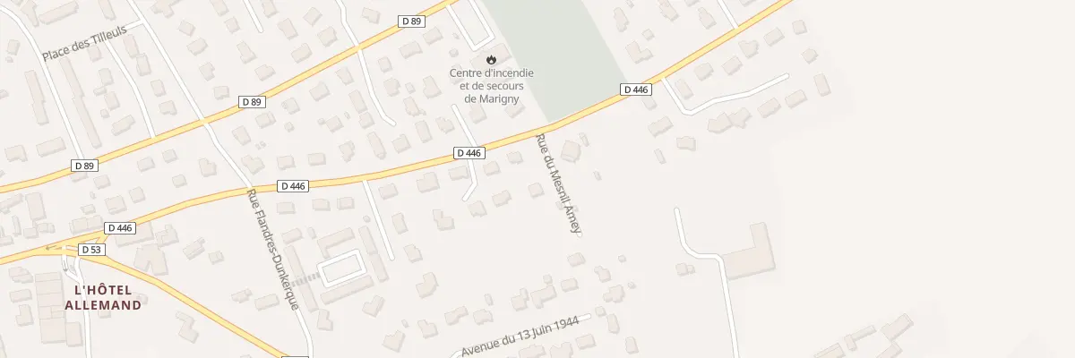 Plan du 24A Route du Mesnil Amey à Marigny-Le-Lozon