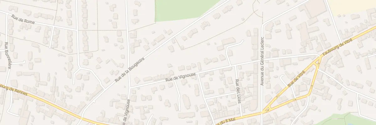 Plan du 16 Rue de Vignouse à La Guerche-de-Bretagne