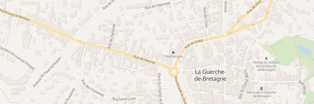 Plan du 8 Rue de Rennes à La Guerche-de-Bretagne