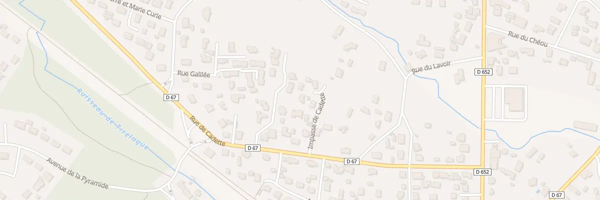 Plan du 104 Imp Copernic à Mimizan