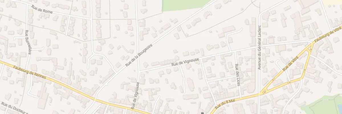 Plan du 24 Rue de Vignouse à La Guerche-de-Bretagne