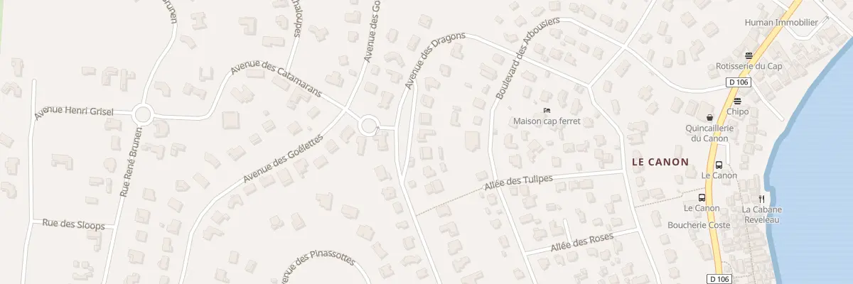 Plan du 63 Av des Dragons à Lège-Cap-Ferret