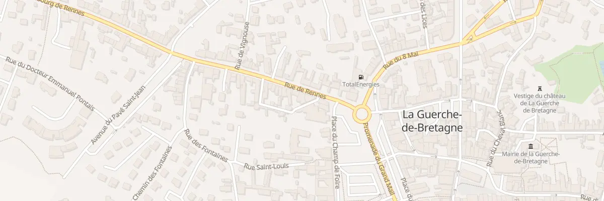 Plan du 5B Rue de Rennes à La Guerche-de-Bretagne