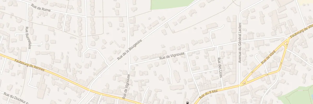 Plan du 26 Rue de Vignouse à La Guerche-de-Bretagne