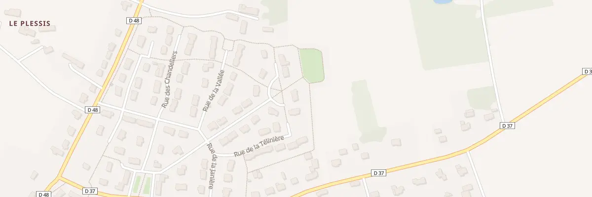 Plan du 13 Rue du Vallon de l’Epinette à Domalain