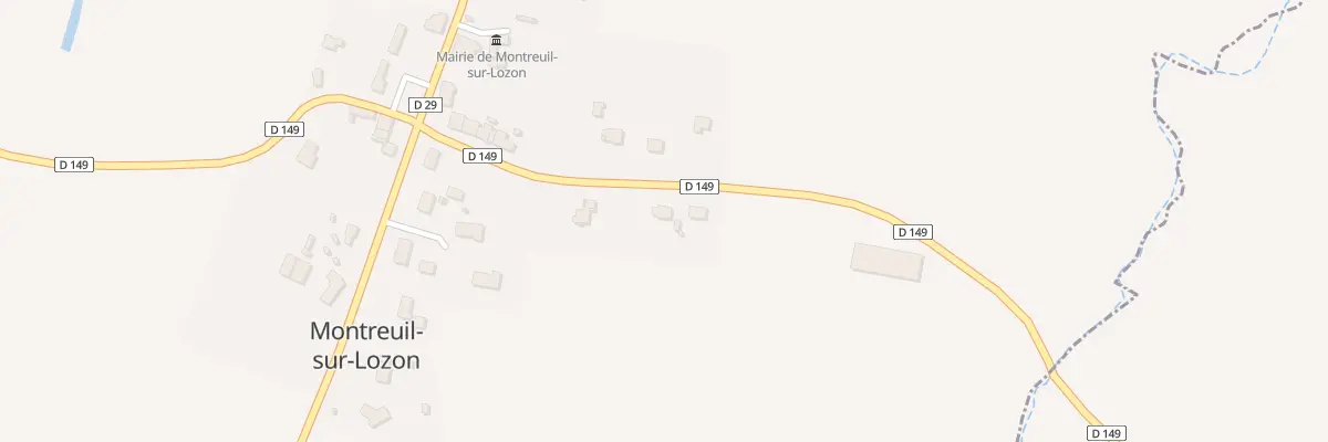 Plan du 6 Rte de Losquette à Montreuil-sur-Lozon