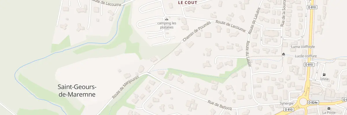 Plan du 105 Che de Poumès à Saint-Geours-de-Maremne