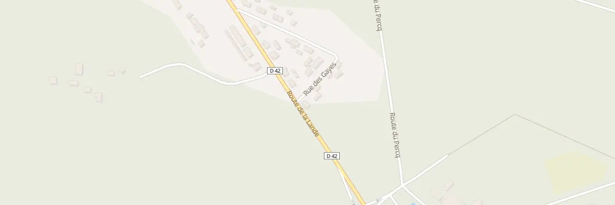Plan du 1289 Rte de la Lande à Linxe