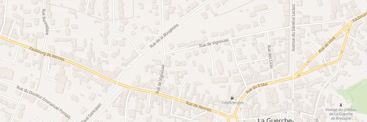 Plan du 11B Rue de Vignouse à La Guerche-de-Bretagne