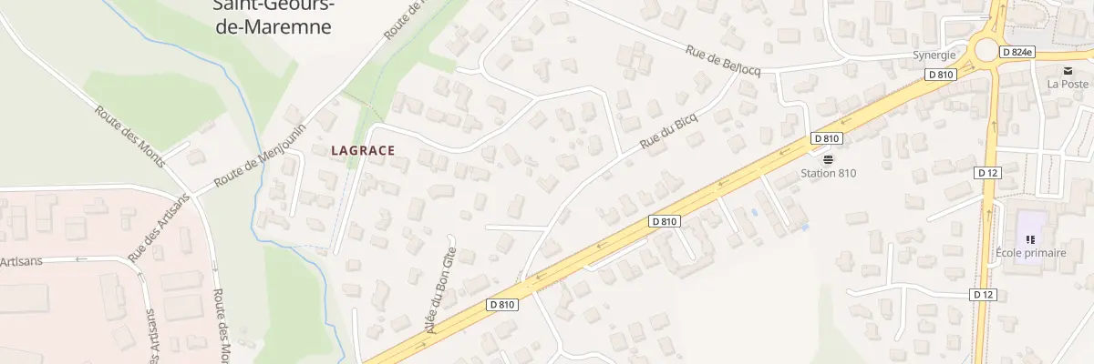 Plan du 5 Rue du Bicq à Saint-Geours-de-Maremne