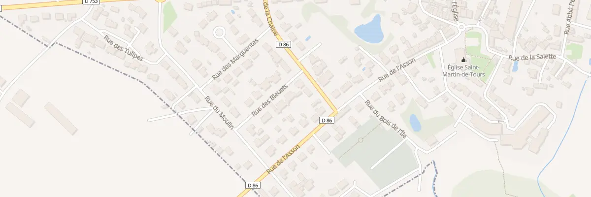 Plan du 1 Rue des bleuets à Treize-Septiers
