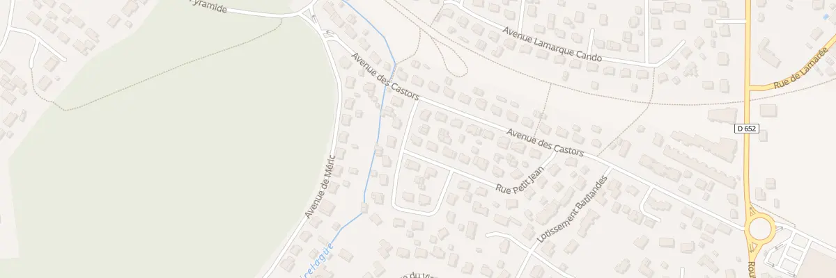 Plan du 14 Rue Petit Jean à Mimizan