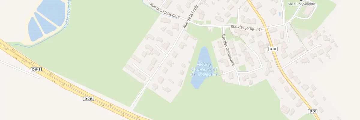 Plan du 107 Rue de la forêt à Fougeré