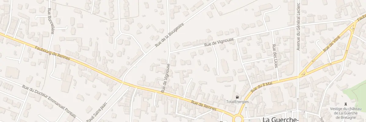 Plan du 11T Rue de Vignouse à La Guerche-de-Bretagne