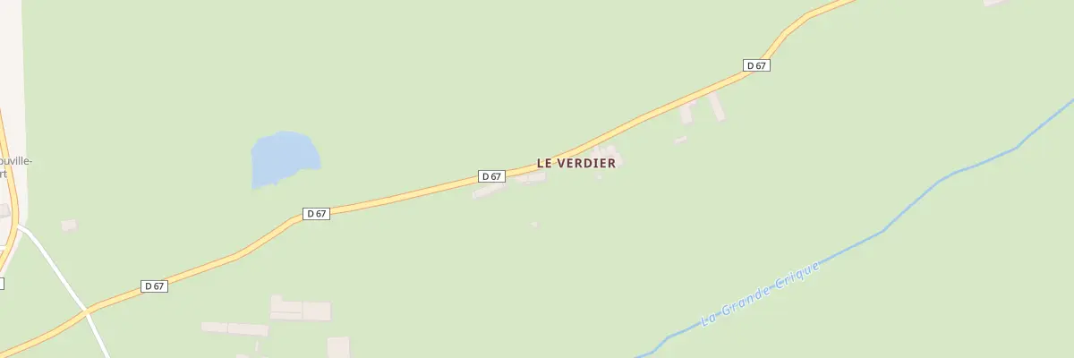 Plan du 5021 Le Verdier à Audouville-la-Hubert