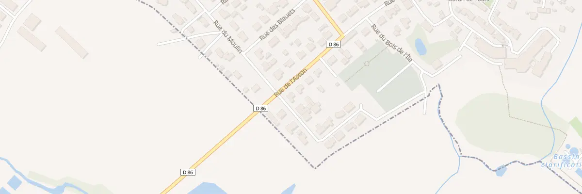 Plan du 27 Rue de l’asson à Treize-Septiers