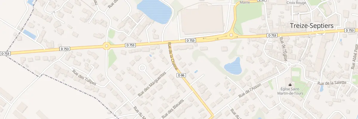Plan du 1 Rue de la chaine à Treize-Septiers