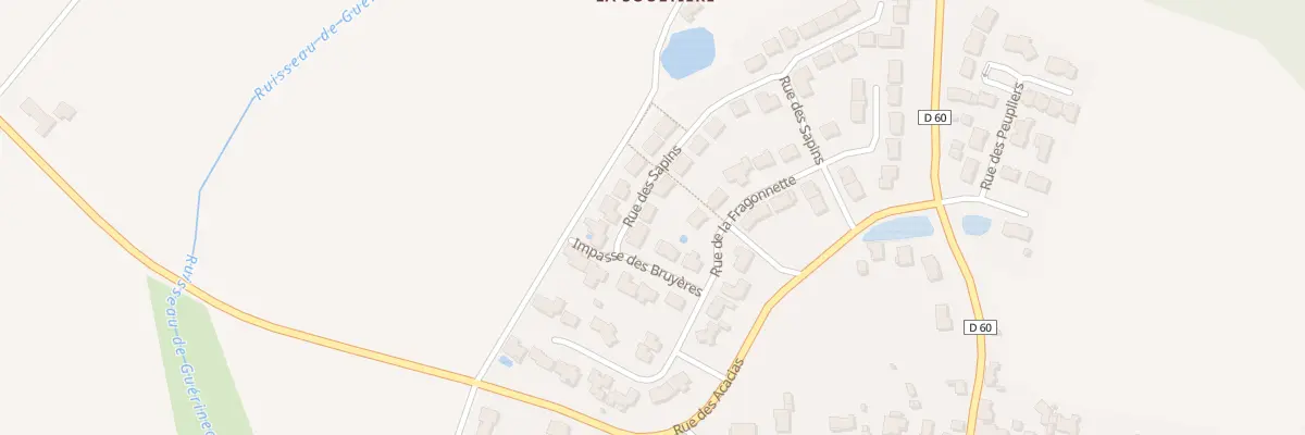 Plan du 27 Rue des sapins à Fougeré