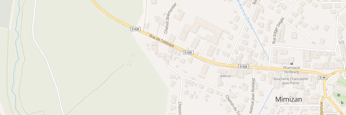 Plan du 31 Rue de l’Abbaye à Mimizan