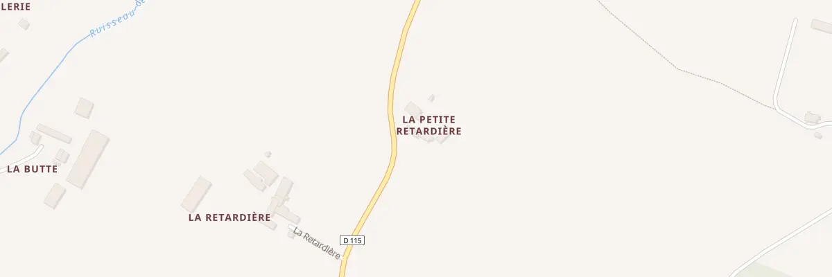 Plan du 48 La Petite Retardière à Saint-Georges-de-Reintembault