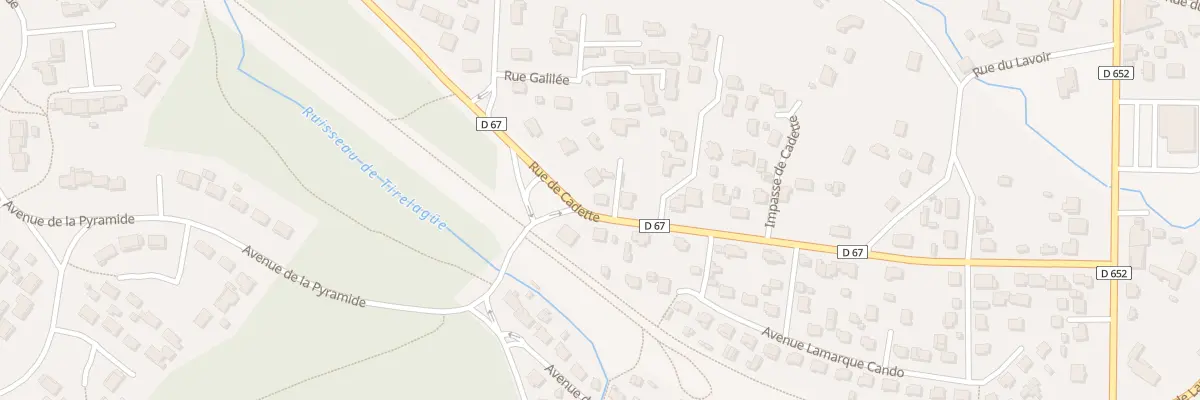 Plan du 24 Rue de Cadette à Mimizan