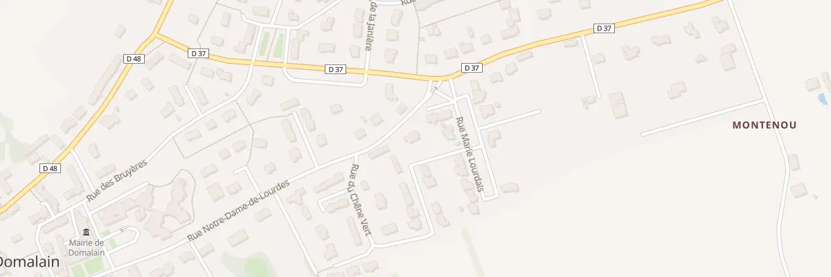 Plan du 35 Rue Notre Dame de Lourdes à Domalain