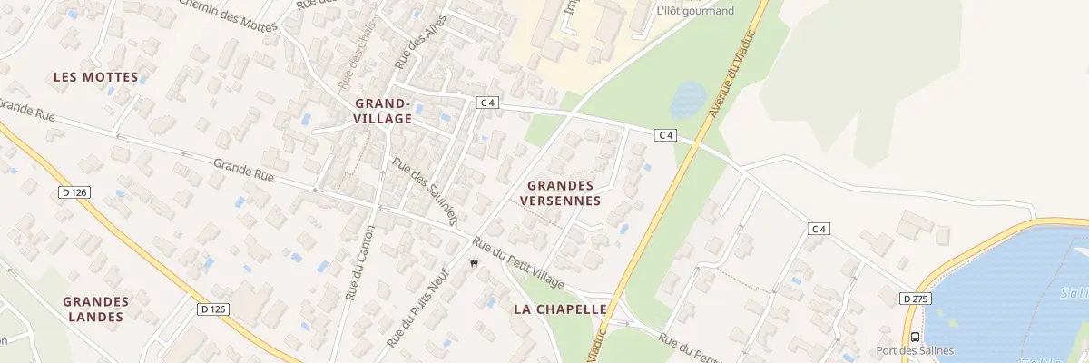Plan du 28 Rue du Puits Neuf au Grand-Village-Plage