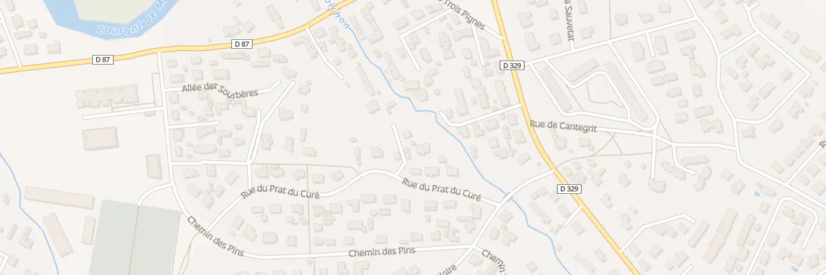Plan du 2B Imp des Chênes-Lièges à Mimizan