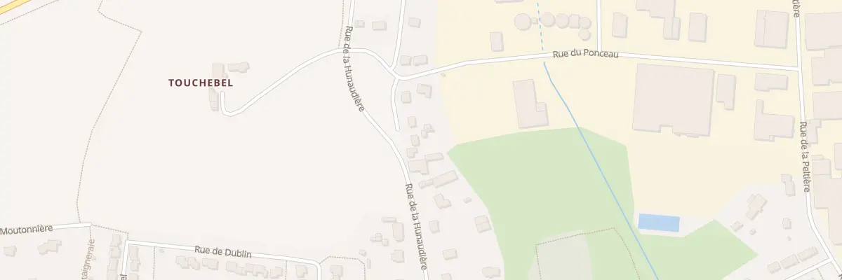 Plan du 28 Rue de la Hunaudière à La Guerche-de-Bretagne