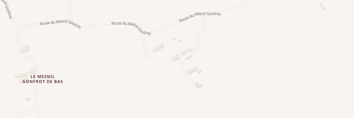 Plan du 32 Rte du Mesnil Gonfroy à Hambye