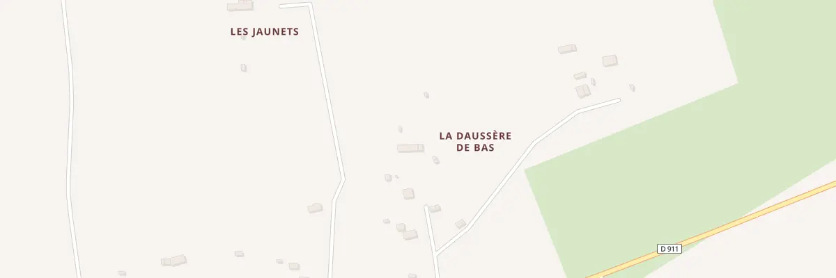 Plan du 5029 La Daussere de Bas à Vernix