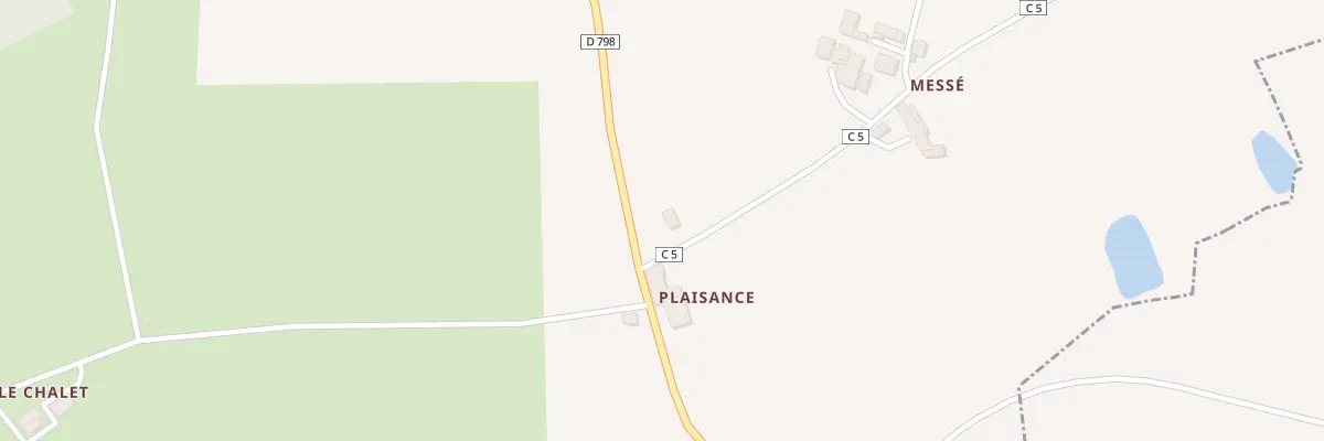 Plan du 4 Plaisance au Châtellier