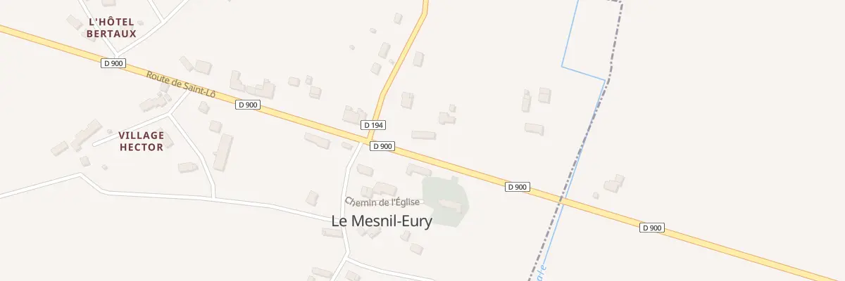 Plan du 5003 L’Eglise au Mesnil-Eury