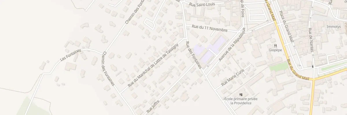 Plan du 3 Rue Mal de Lattre de Tassigny à La Guerche-de-Bretagne