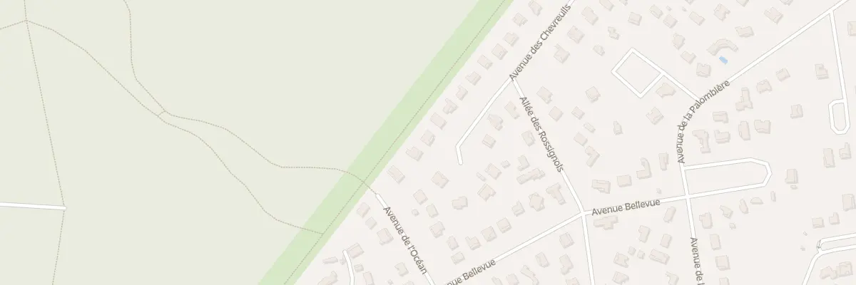 Plan du 82 Rue des Chevreuils Piraillan à Lège-Cap-Ferret