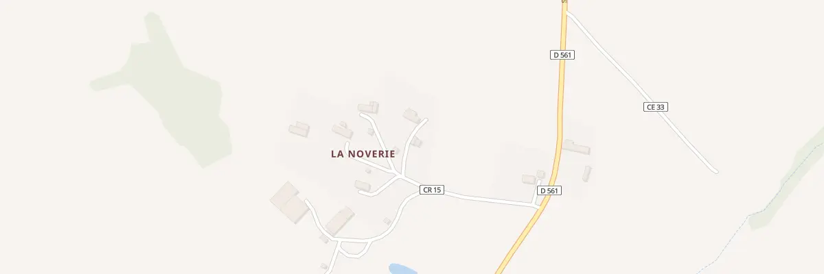 Plan du 3 La Noverie à La Chaise-Baudouin