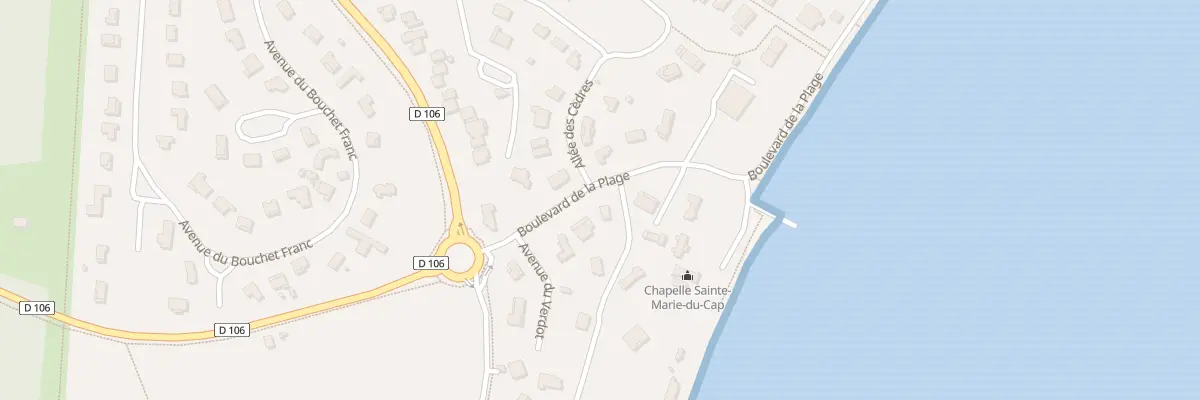 Plan du 5 Bd de la Plage l’Herbe à Lège-Cap-Ferret