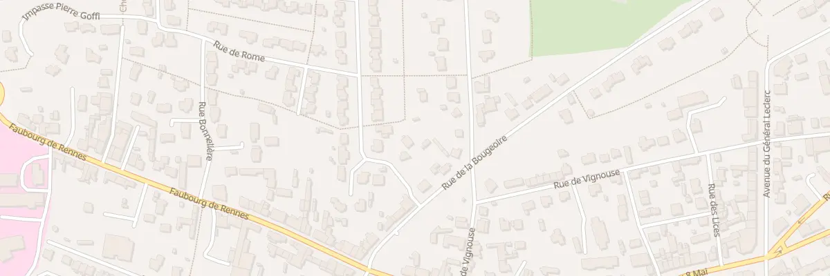 Plan du 9004 Rue de la Bougeoire à La Guerche-de-Bretagne